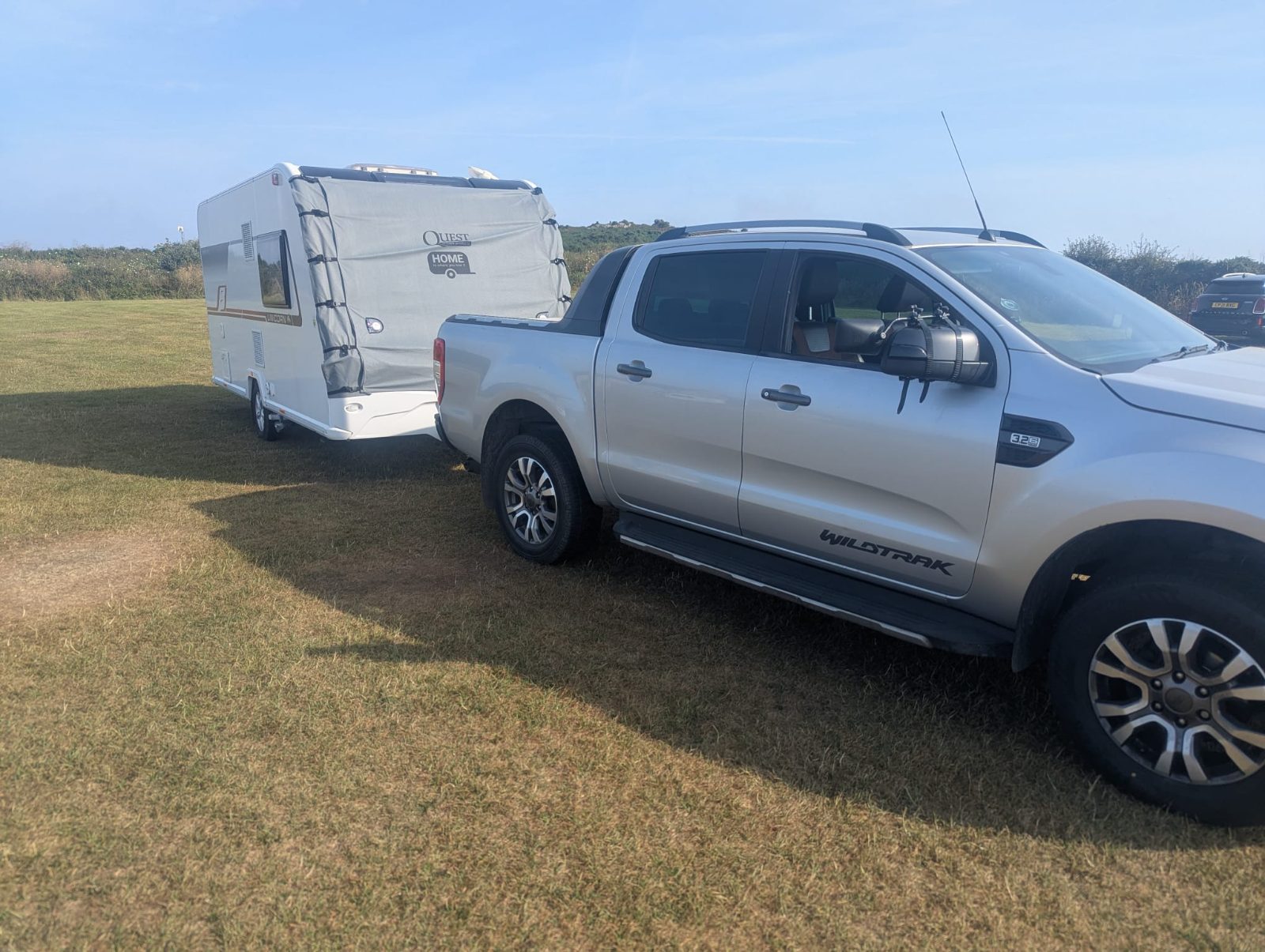 Bailey Unicorn Seville delivered to a coastal pitch