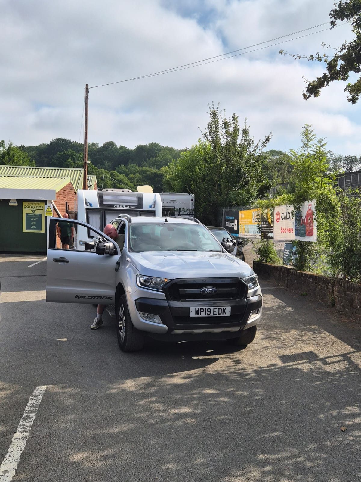 Collecting a caravan from Songhurst Caravans